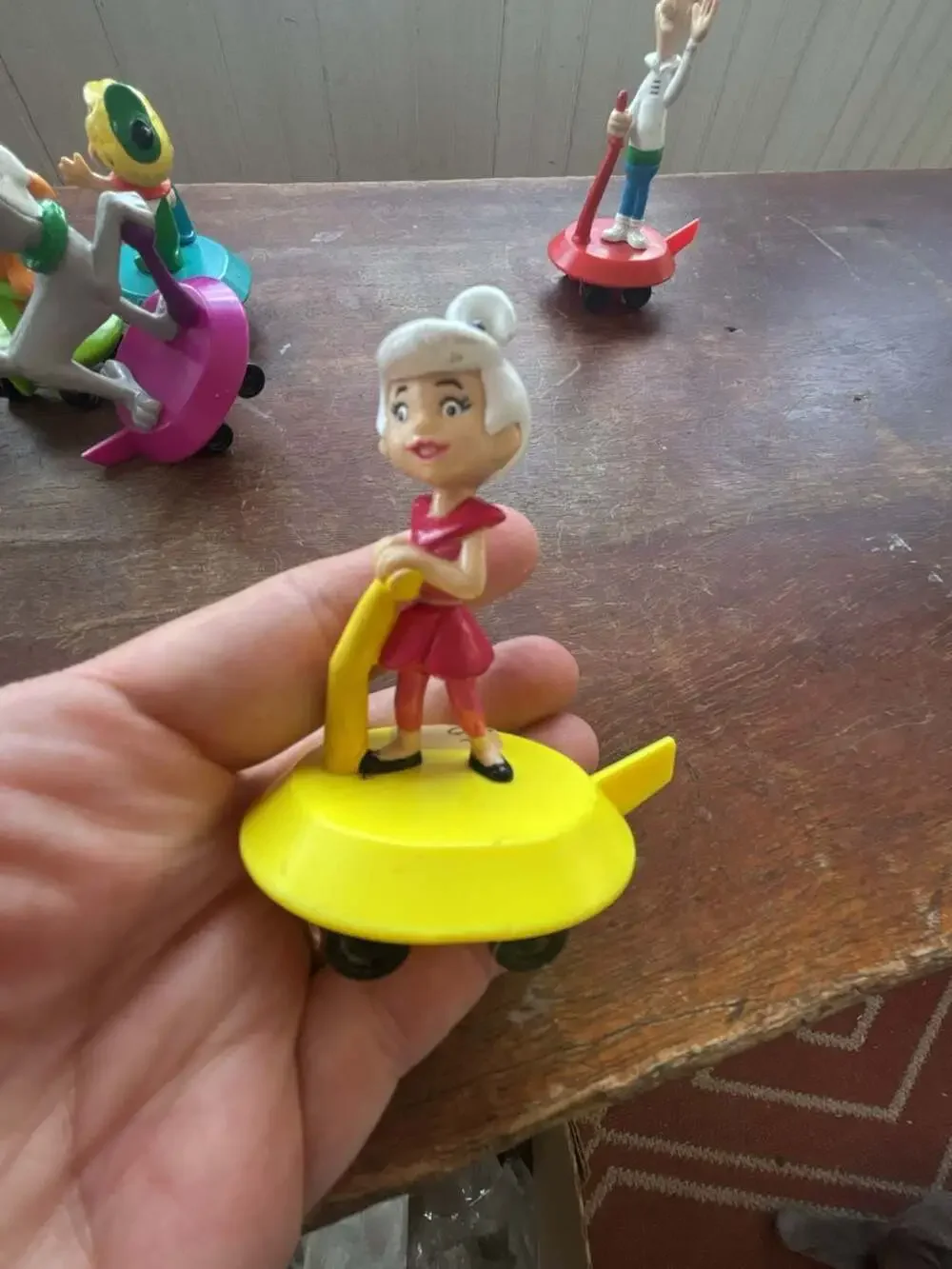 Vintage 1990 The Jetsons The Movie Wendy's Kids Meal Toy Figure Lot Set of 5
